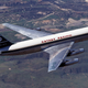 A Convair 880 of Cathay Pacific in flight in 1965 (San Diego Air and Space Museum)